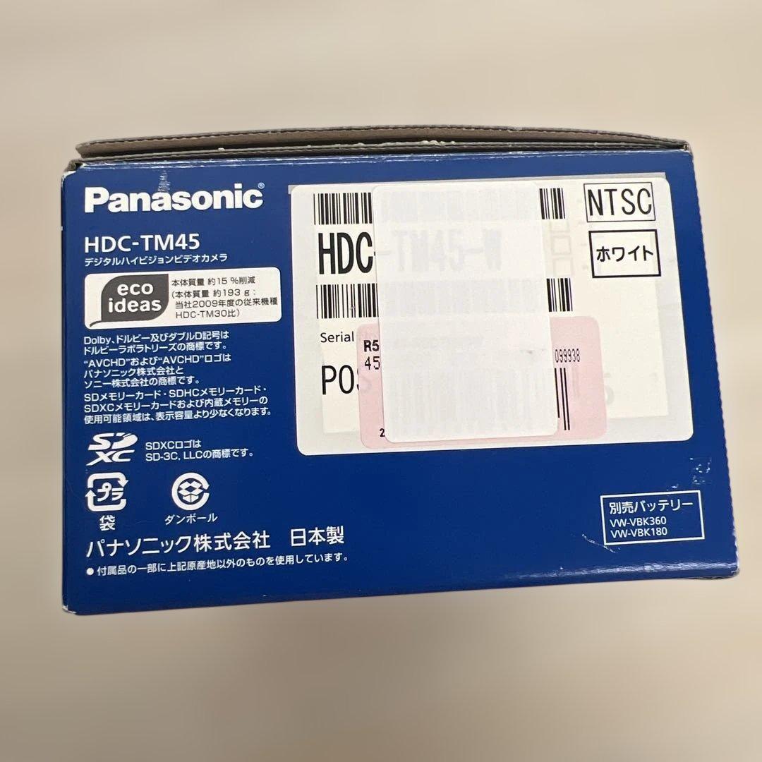 12738 Panasonic HDC-TM45 32GB 内蔵メモリー32GB