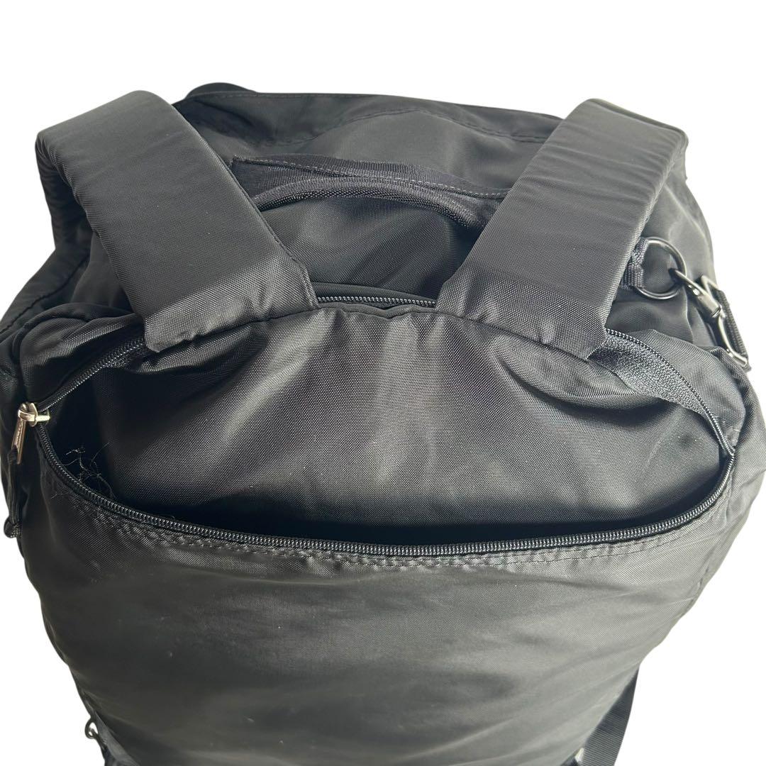 90sオールド L.L.Bean 2WAY ボストンリュック 大容量 黒約40L