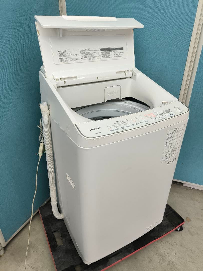 2022年製　日立全自動洗濯機 10kg　洗剤自動投入　BW-X100G-W