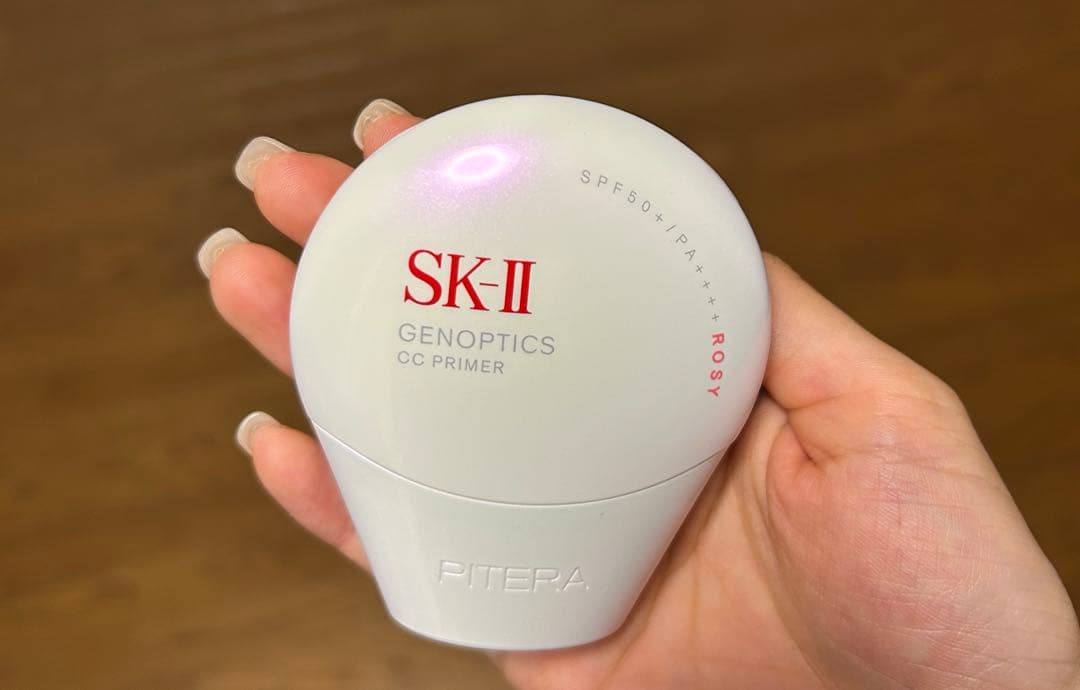 SK-II ジェノプティクス エアリー UV クリーム　ロージーピンク