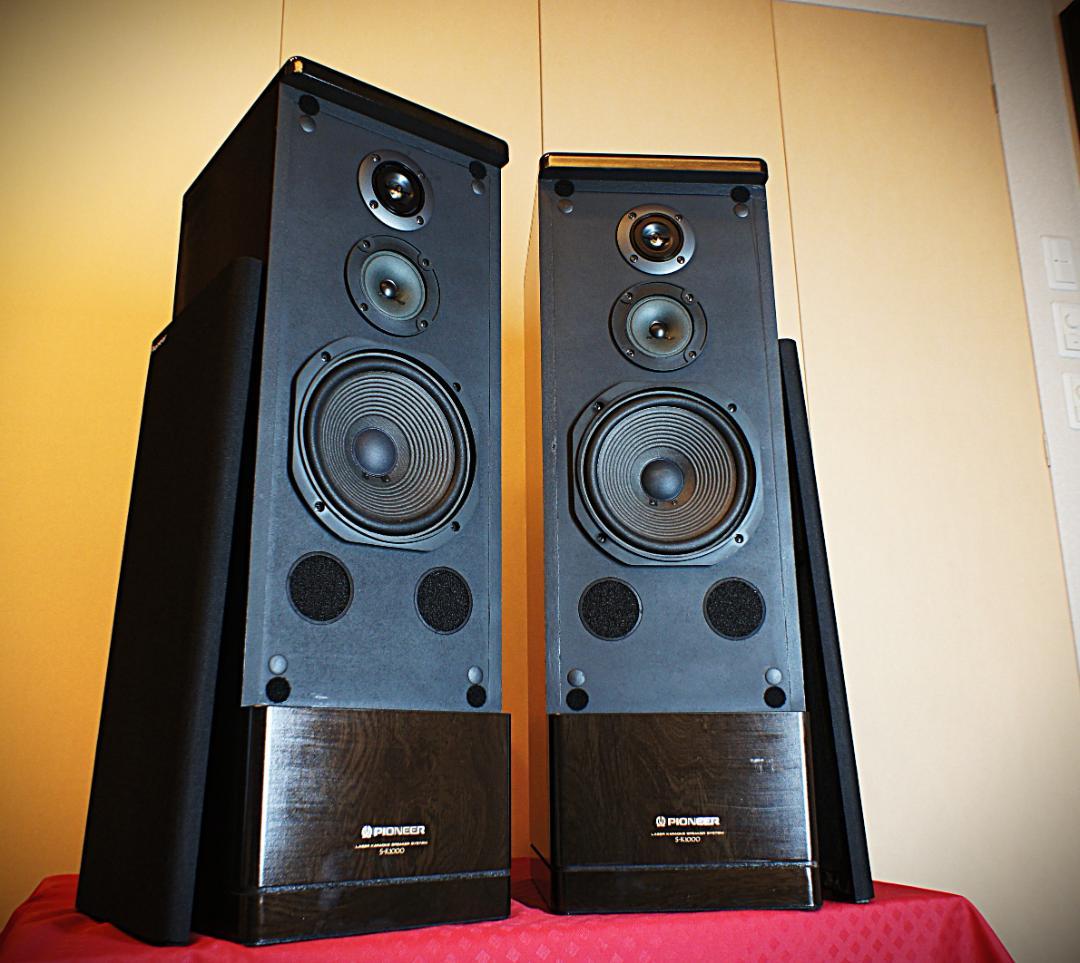 【超美品】Pioneerスピーカー：S-K1000　サランネット着脱化 整備良品