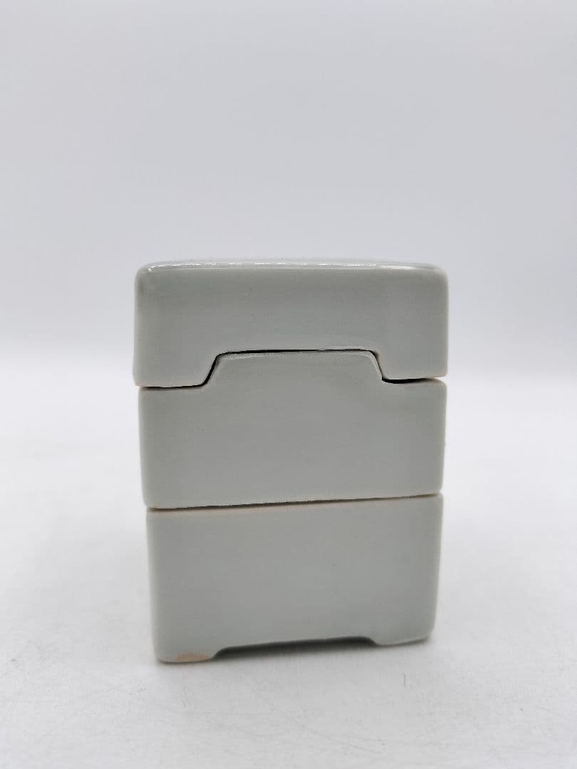 c792 煎茶　重巾合 青ラン 平安春峰 紙箱 茶道具 古物