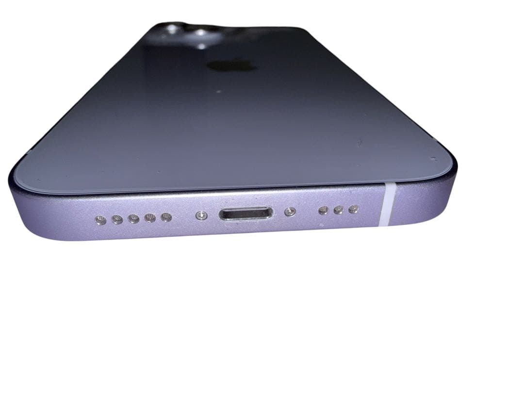 【美品】Apple iPhone 14 本体 パープル 128G　SIMフリー