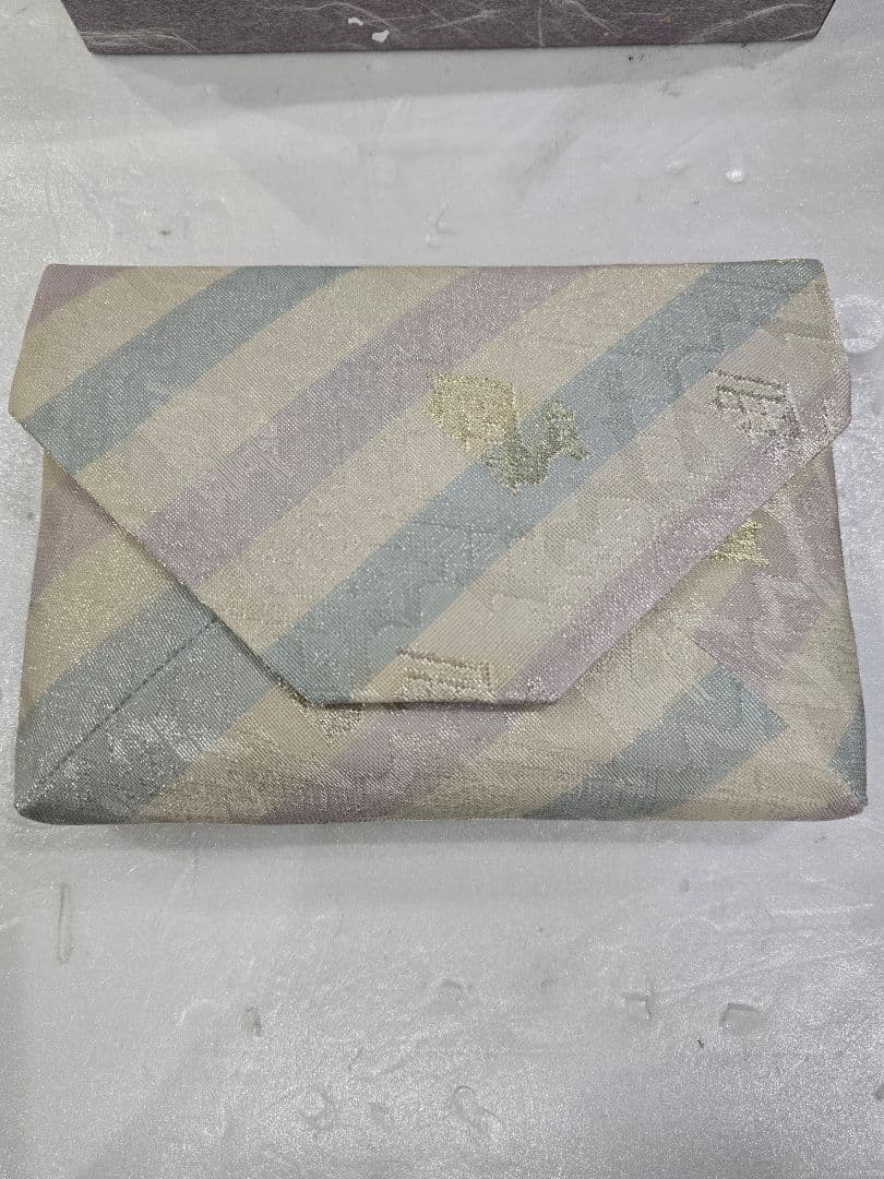 MT581 美品 佐保路 数奇屋袋 有栖川鹿紋 茶道具 工芸品 小物