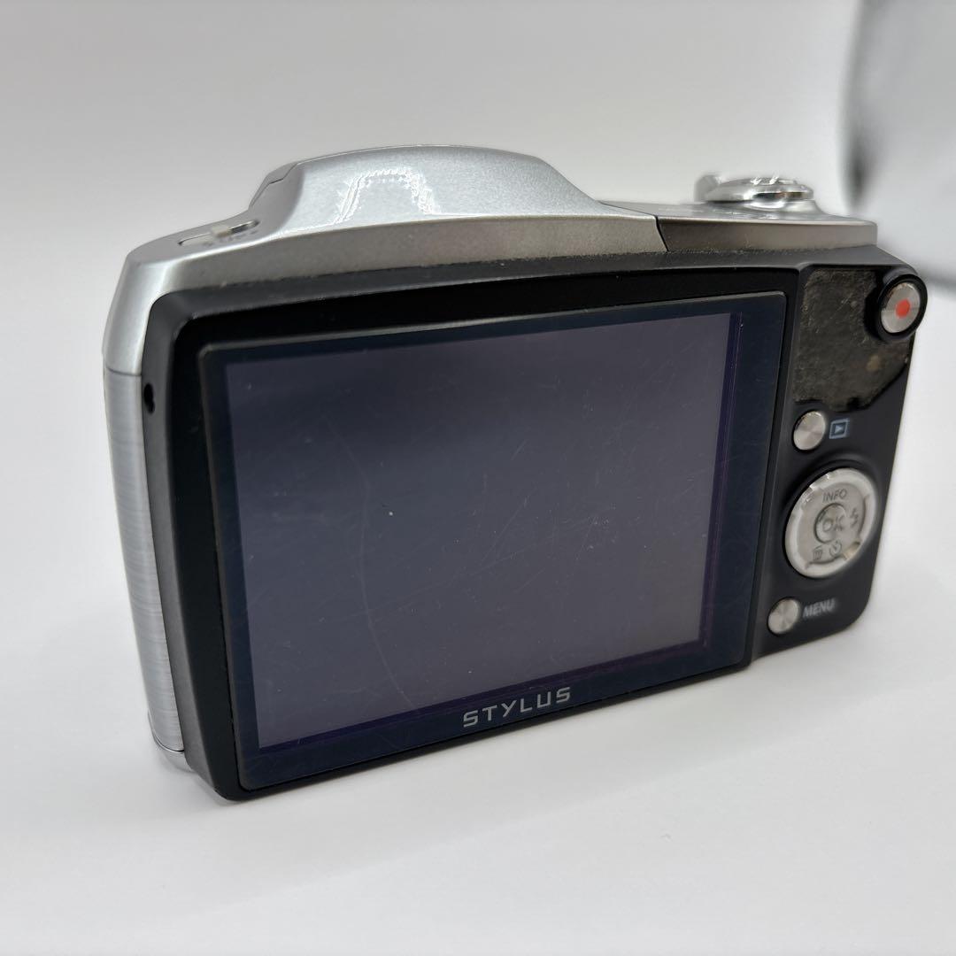 【動作品】OLYMPUS SZ-16 シルバー 光学24倍ズーム 箱付き 完備品