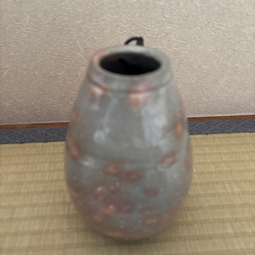萩焼　13代陶兵衛　掛花入