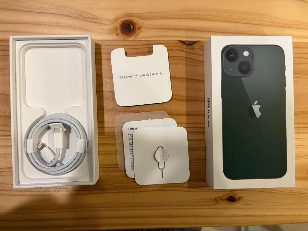 iPhone 13 mini 128GB グリーン SIMフリー 箱・ケーブル付