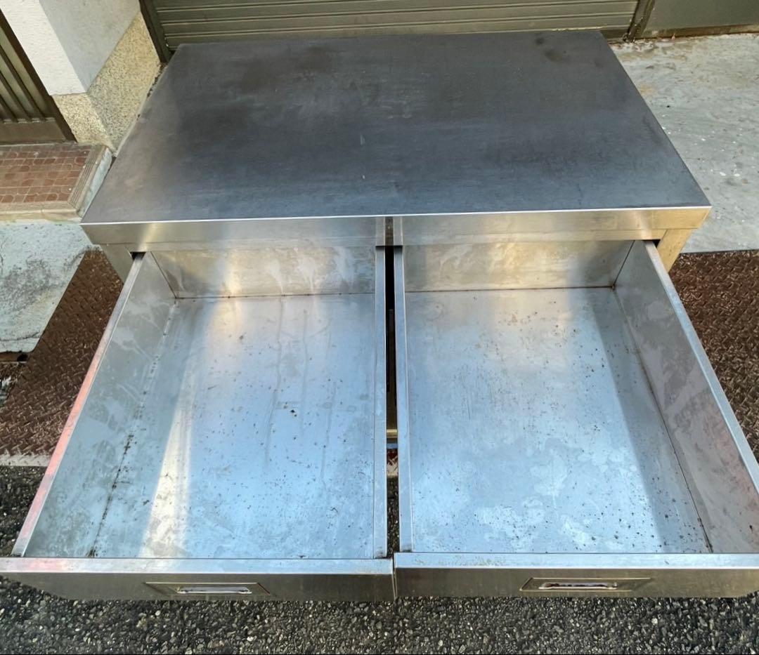 業務用 キャビネット 作業台 調理台 900×600×850 スライド扉 大阪