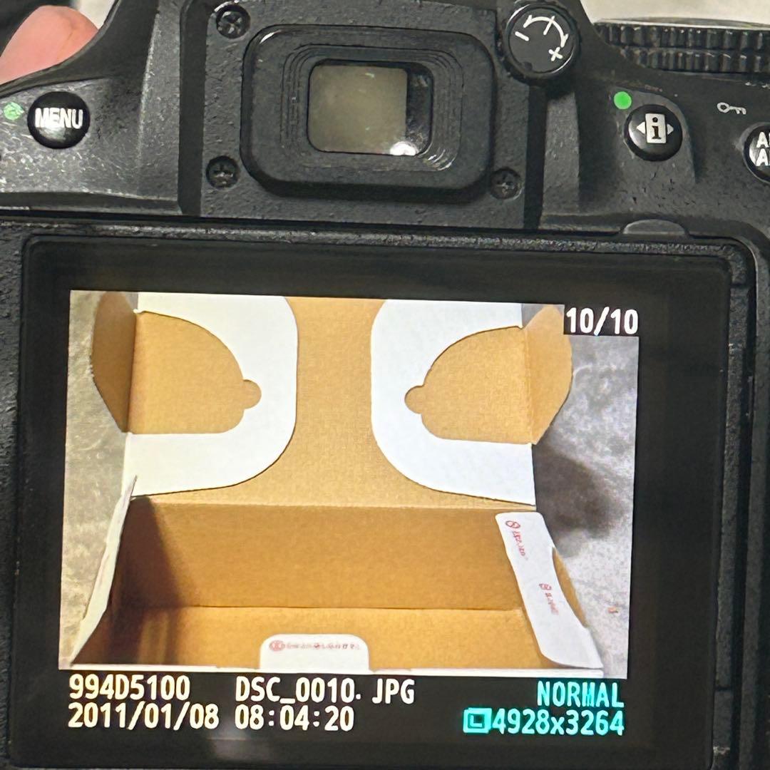 【動作品】Nikon D5100 デジタル一眼レフ　シャッター回数　1154