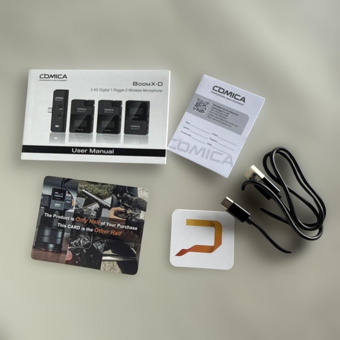 【美品】Comica BoomX-D2 ワイヤレスピンマイク
