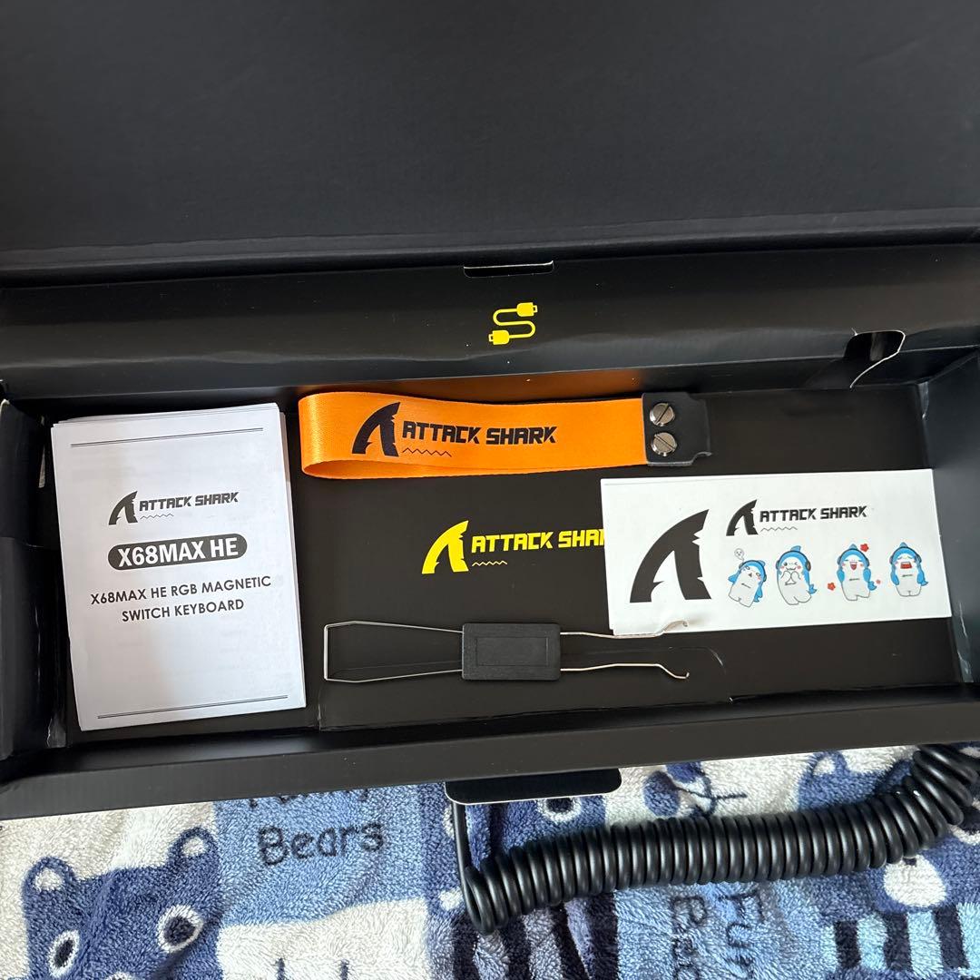 jk使用Hなおまけ付きかもATTACK SHARK X68MAX 有線、値下げ済