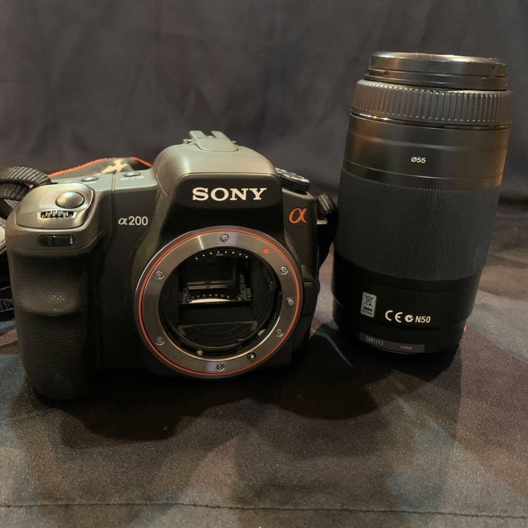 お値下げ　SONY a200 ソニー本体　レンズ1個