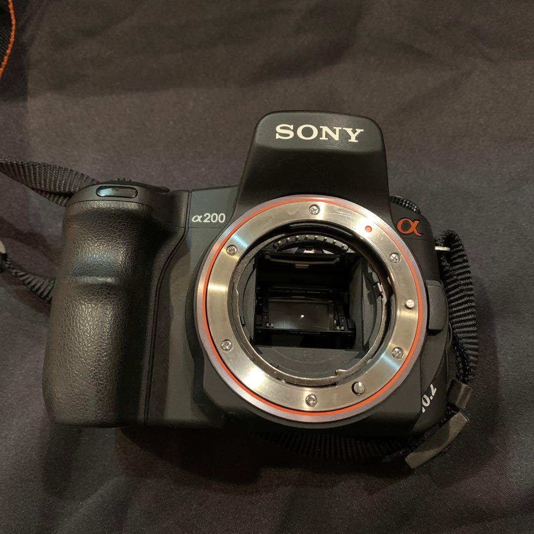 お値下げ　SONY a200 ソニー本体　レンズ1個