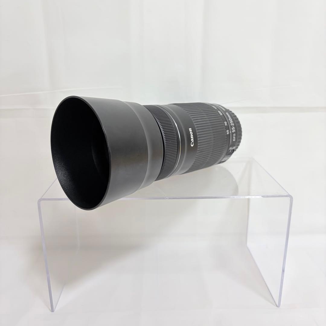 【美品】Canon EF-S 55-250mm F4-5.6 IS 望遠レンズ