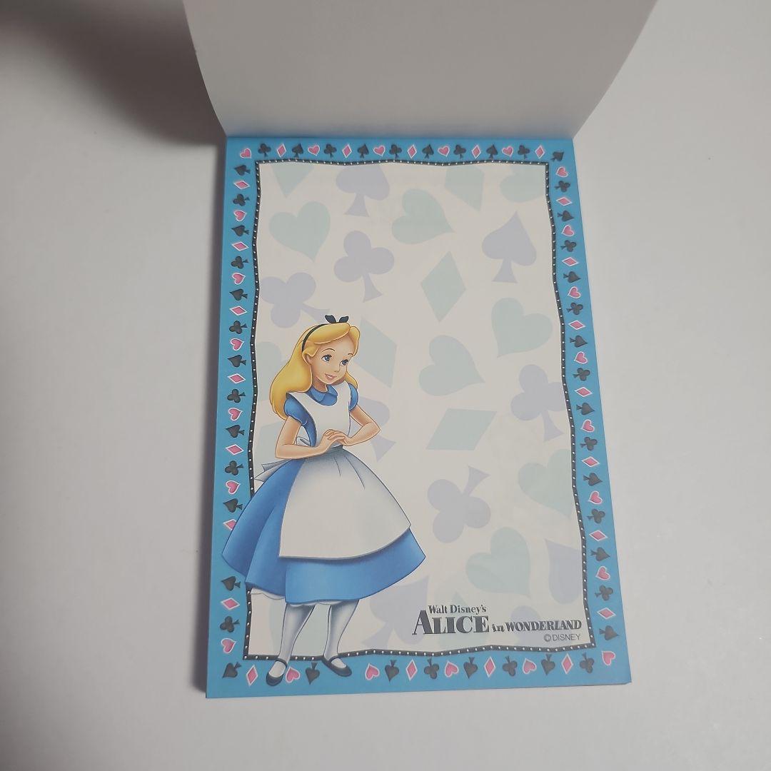 レア ディズニー 不思議の国のアリス ALICE メモ帳