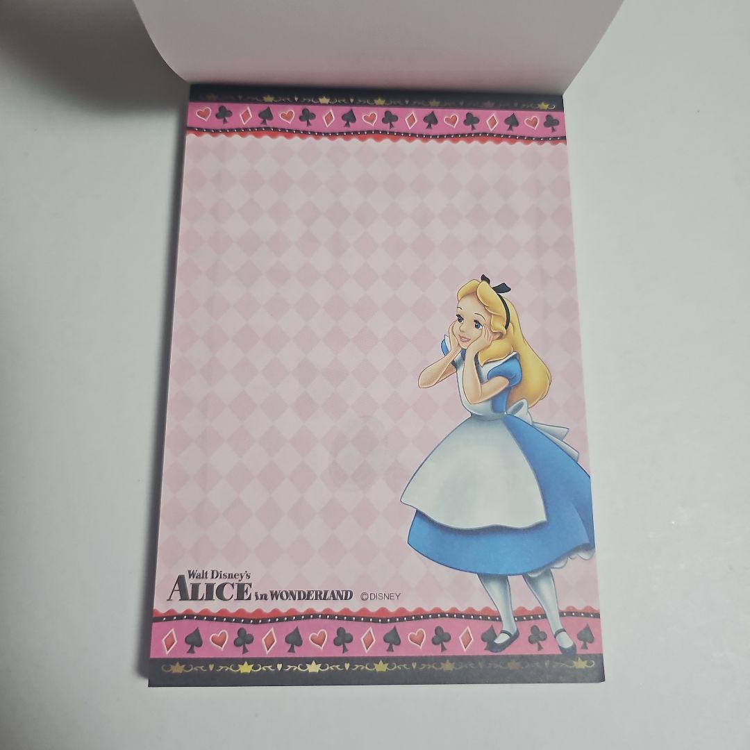 レア ディズニー 不思議の国のアリス ALICE メモ帳