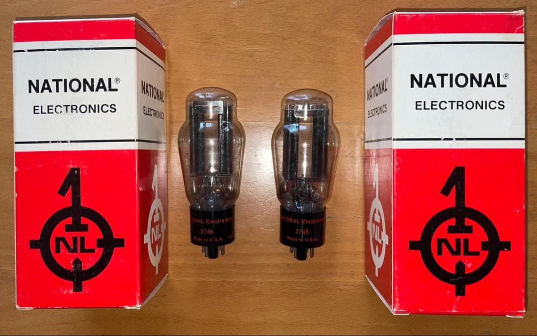 真空管 National Electronics製 274B 2本セット 整流管
