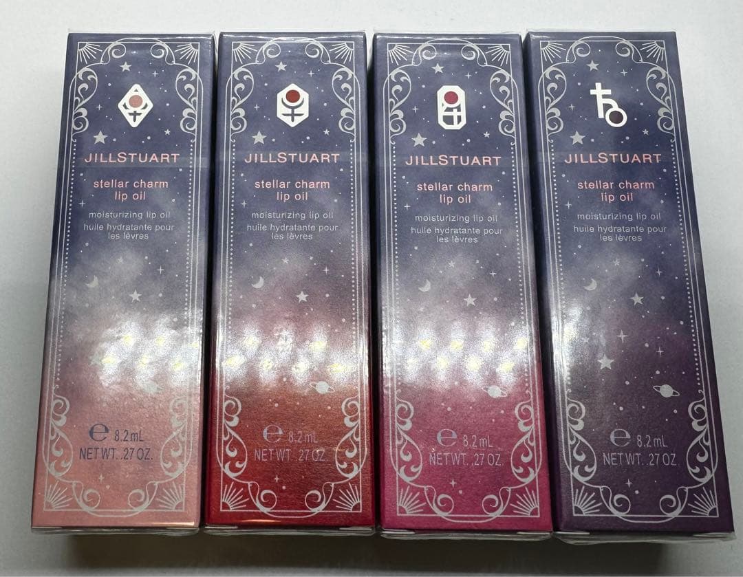 ジルスチュアート ステラーチャーム リップオイル 12個・スタンド有り(限定品)