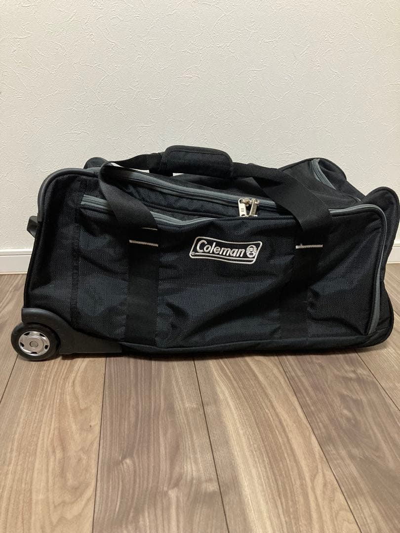 【大容量】Colemanコールマン　70L ボストンキャリー ボストンバッグ　黒