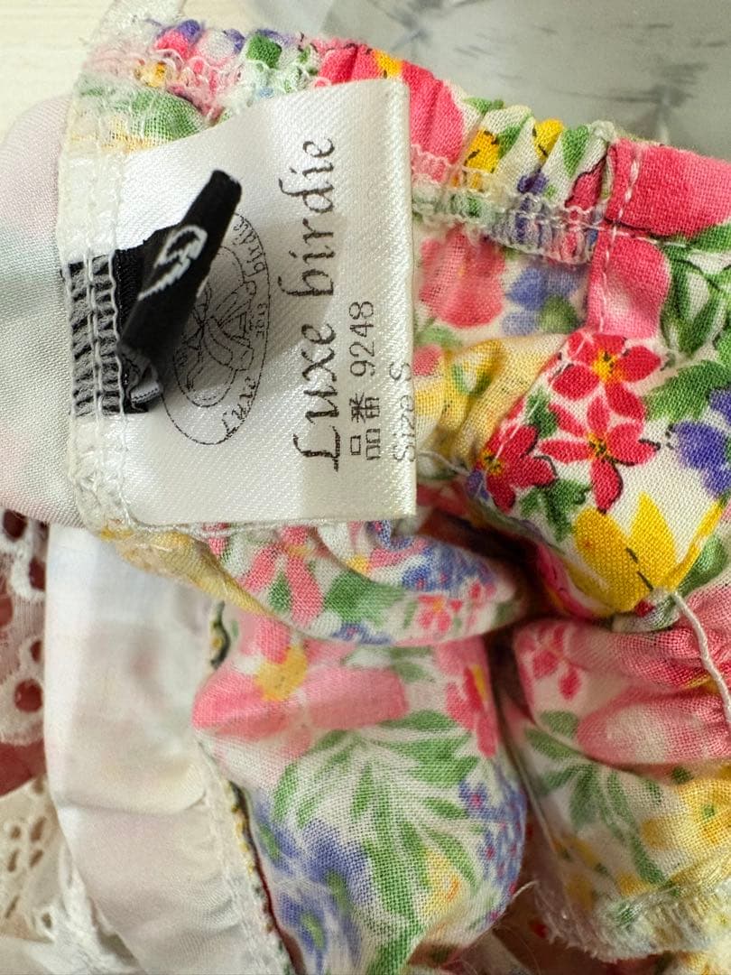 Luxe birdie 花柄犬服