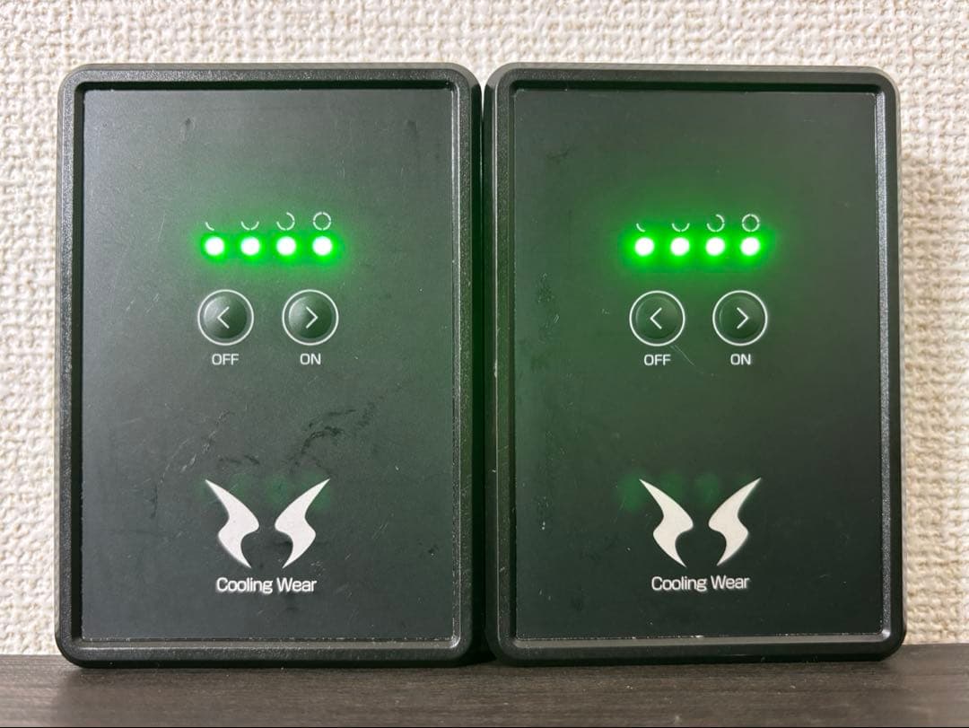 サンエス空調服バッテリー◇RD9870J 2個セット◇充電器 ケーブル付き