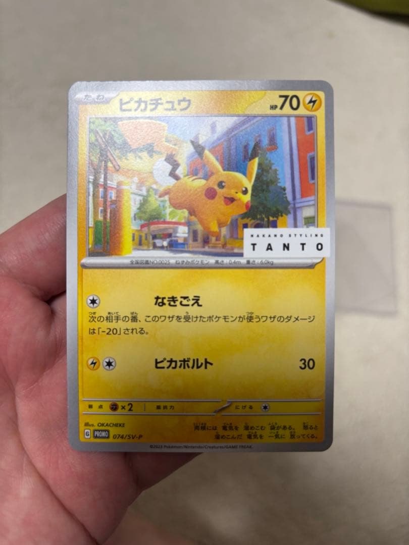 ピカチュウ　タント　プロモ