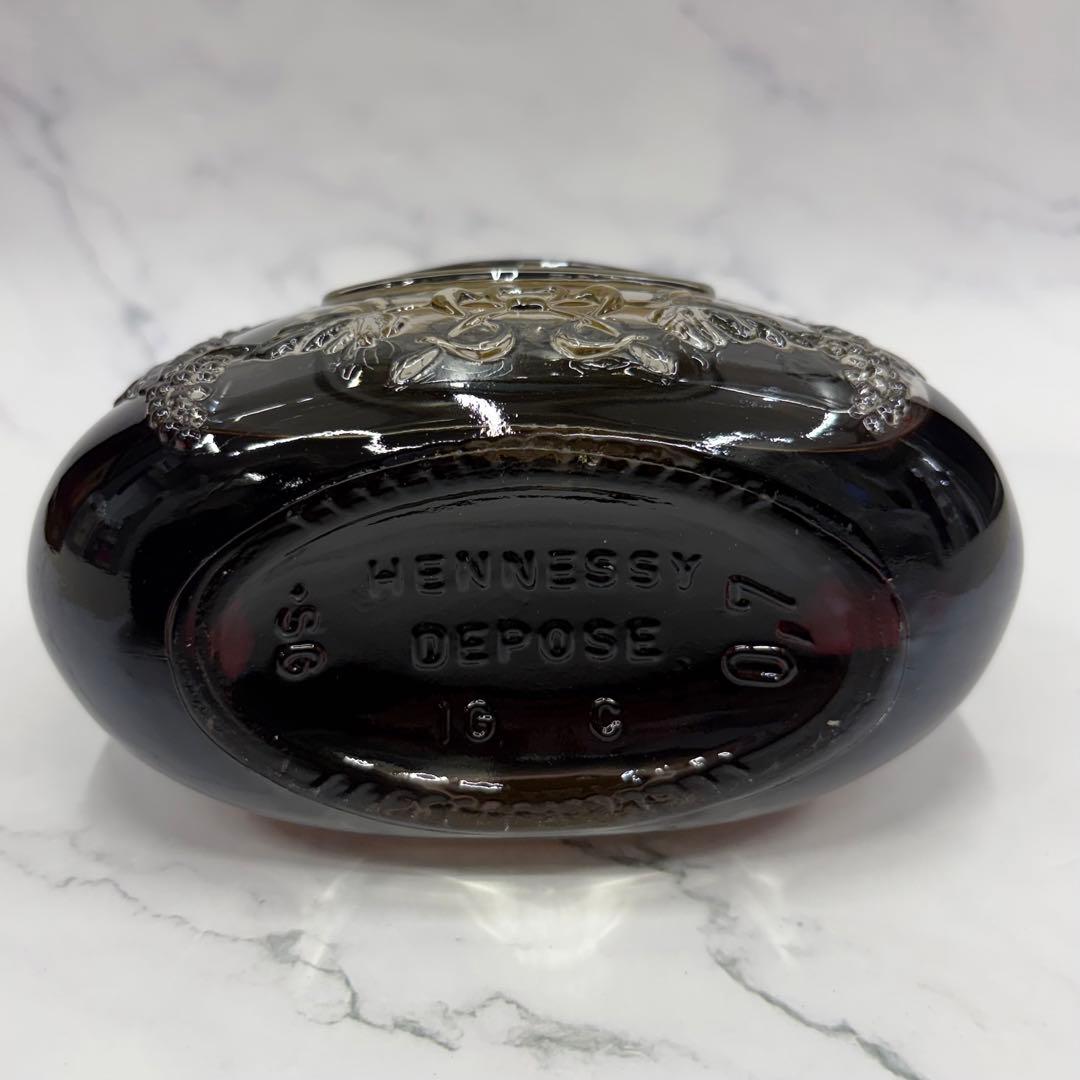 新品未使用　ヘネシー XO Hennessy 金キャップ クリアボトル 箱付