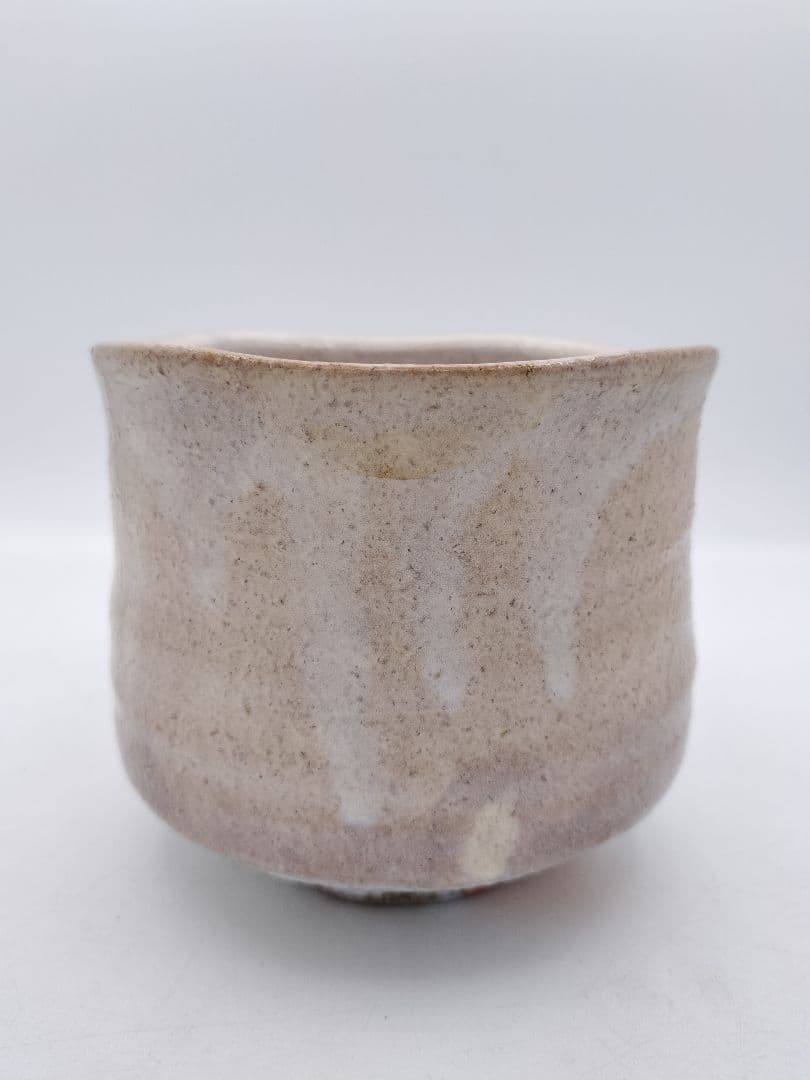 c262 筒茶碗 萩 萩殿窯 木箱 茶道具 古物