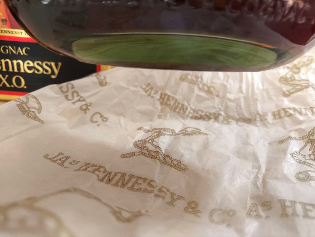 Hennessy XO 金キャップ　グリーンボトル