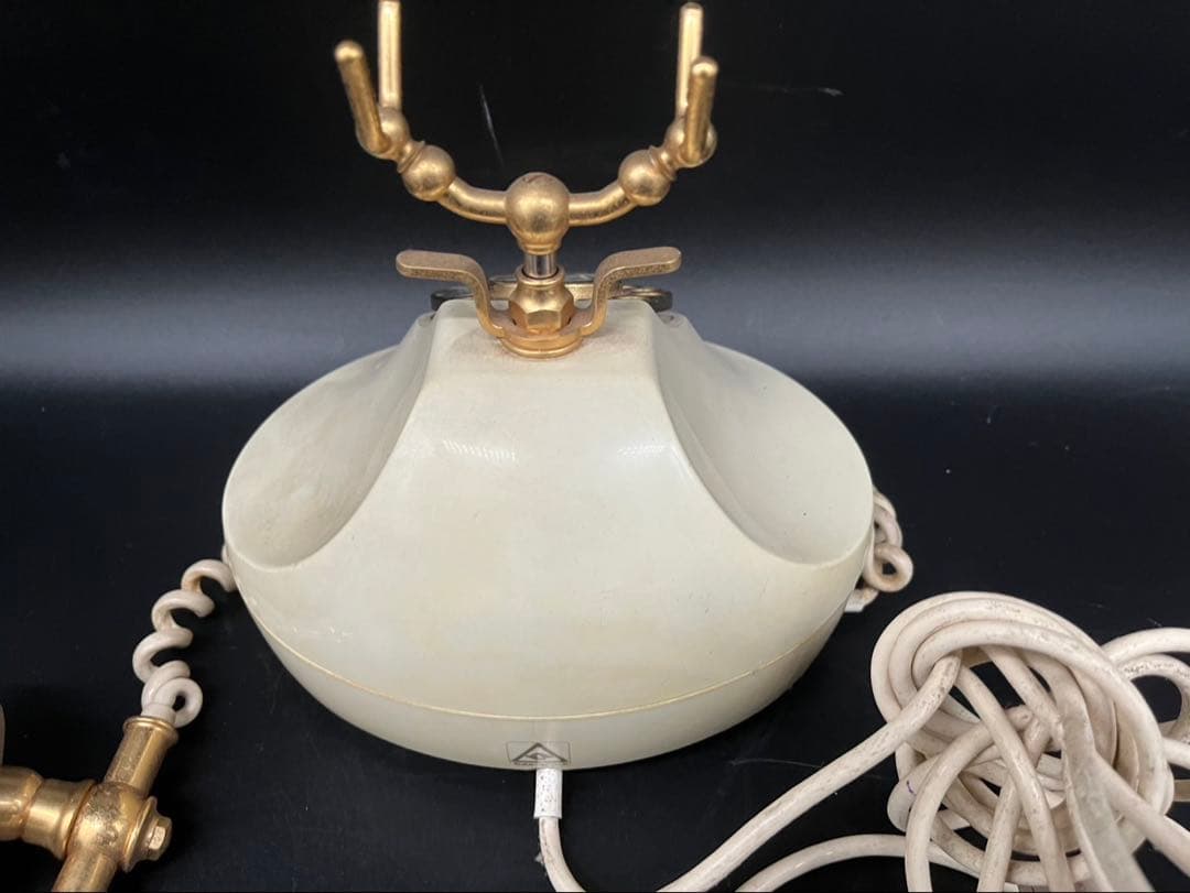 ◯日興電機製作所　アンティーク風　ダイヤル式電話機　1976年製