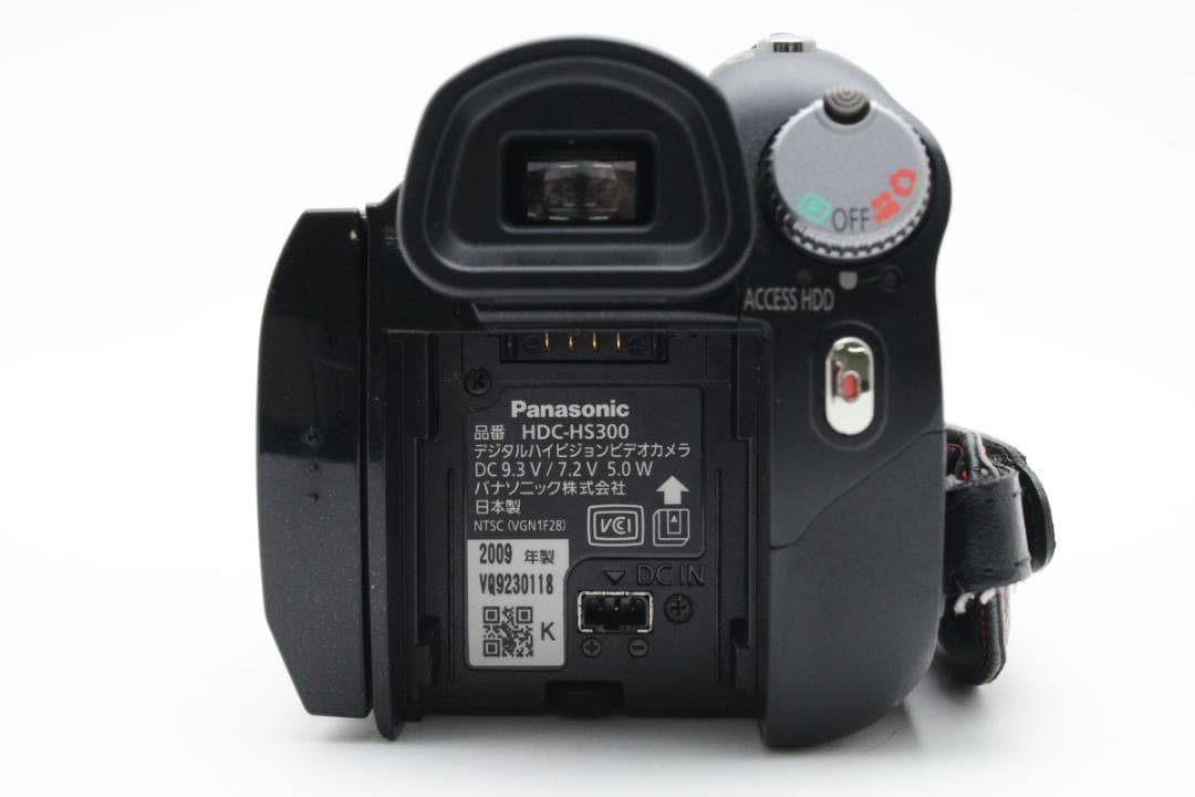 【極美品】Panasonic デジタルハイビジョンカメラ HDC-HS300