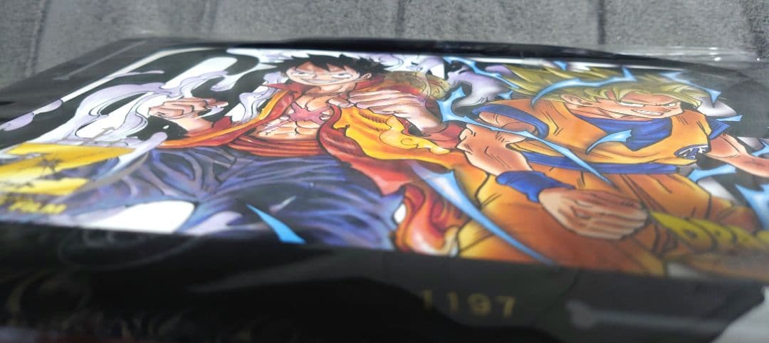 未使用　ワンピース ドラゴンボール コラボ 前売り券 ミニポスター　パンフレット
