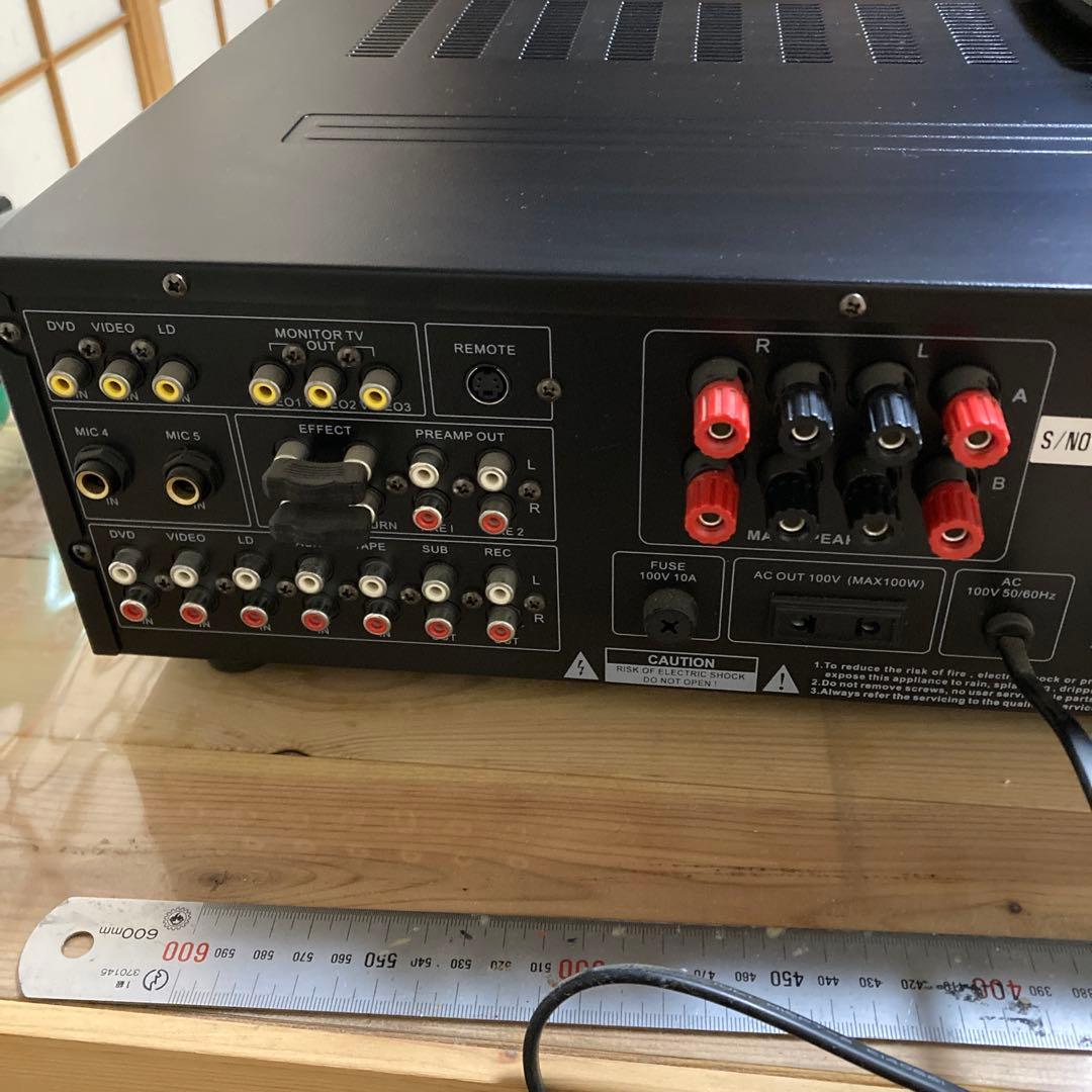 P*3様 プロフェッショナル カラオケアンプ リモコン付き KOK500