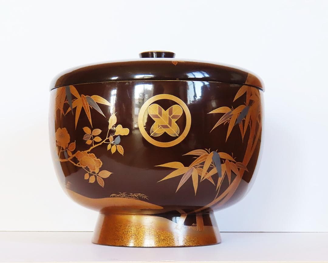 海外里帰り品・食籠（喰籠・蒔絵・家紋・重箱・菓子器・茶道）