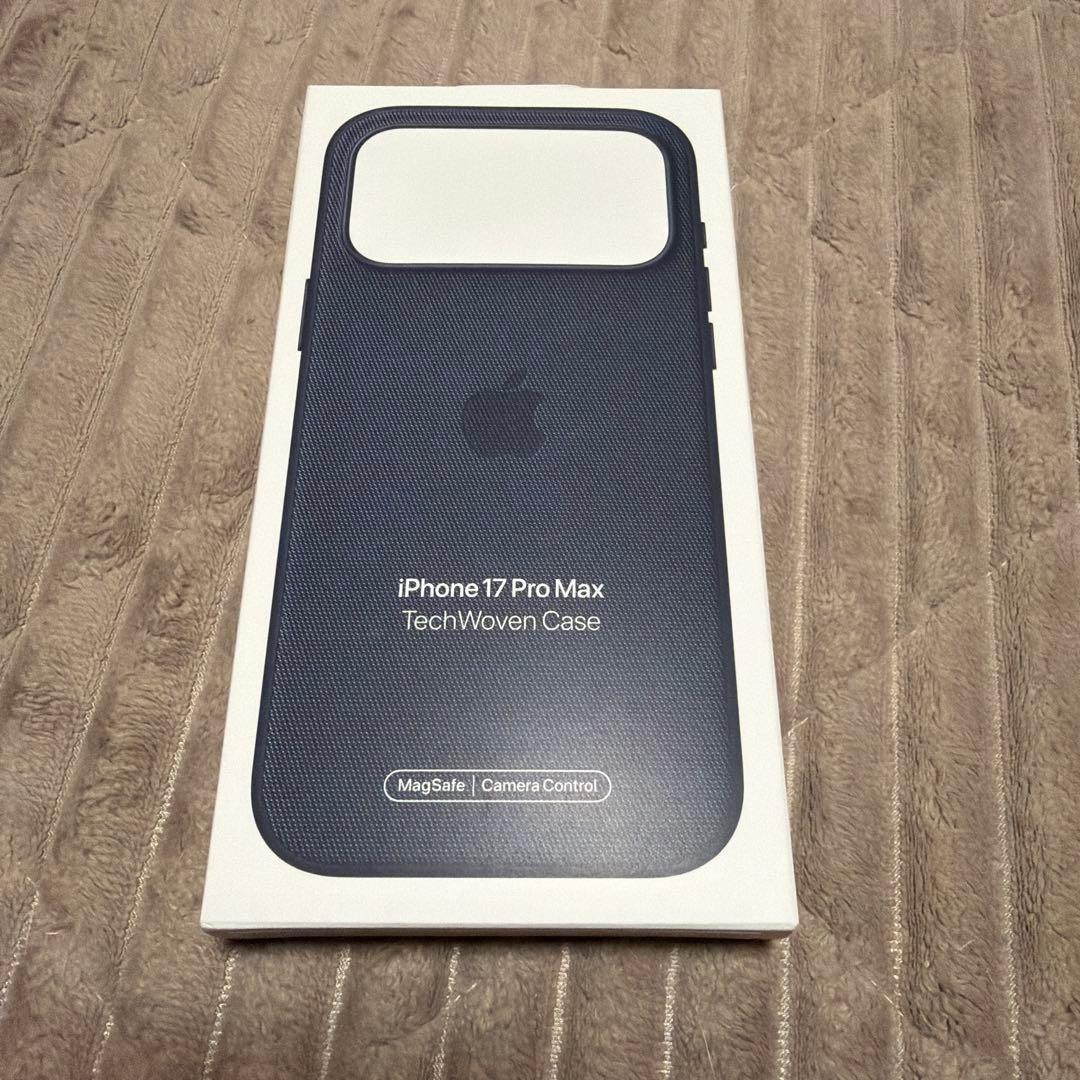 【純正品】iPhone17 ProMax TechWoven Case ブルー
