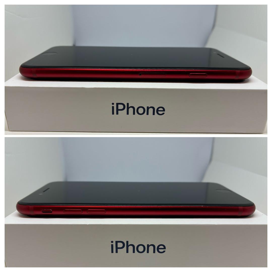 【超美品】iPhone SE3 128G レッドSIMフリー 新品バッテリー