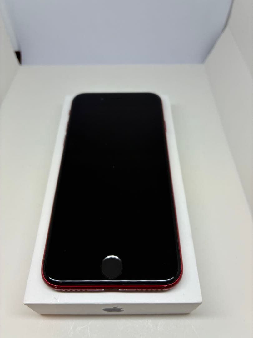 【超美品】iPhone SE3 128G レッドSIMフリー 新品バッテリー