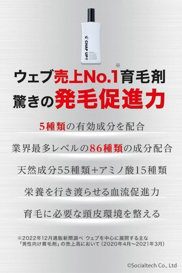 限定1点♡ CHAP UP チャップアップ シャンプー ＆ 育毛剤 セット