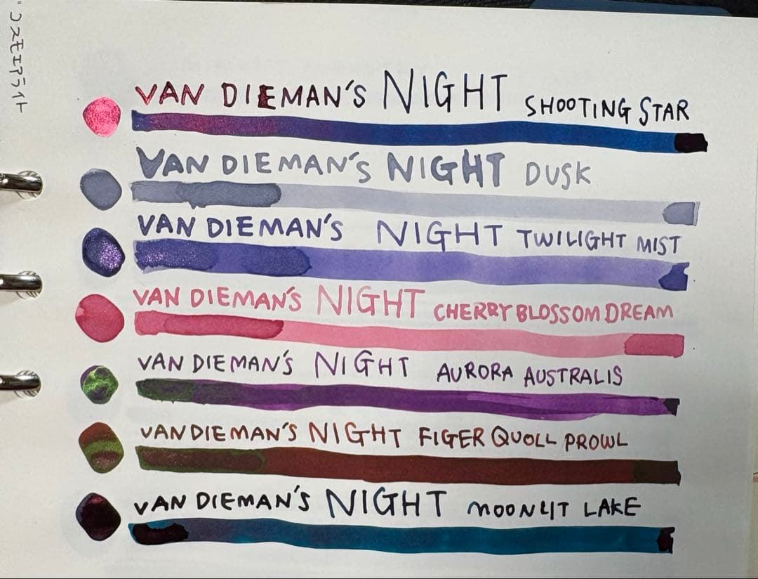 筆記具 Van Dieman's Ink