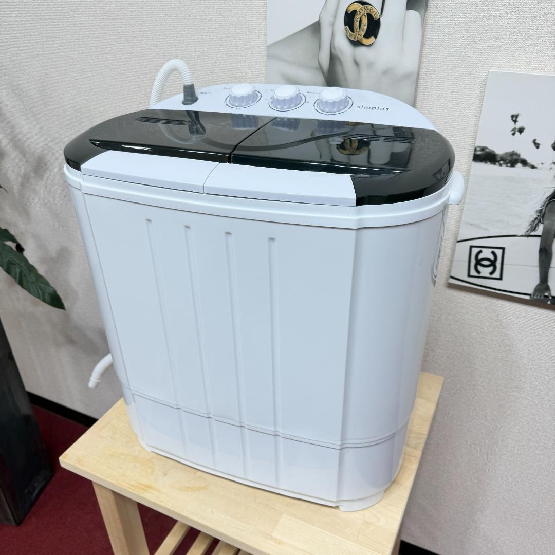 2025年製 ポータブル二槽式洗濯機　ホワイト
