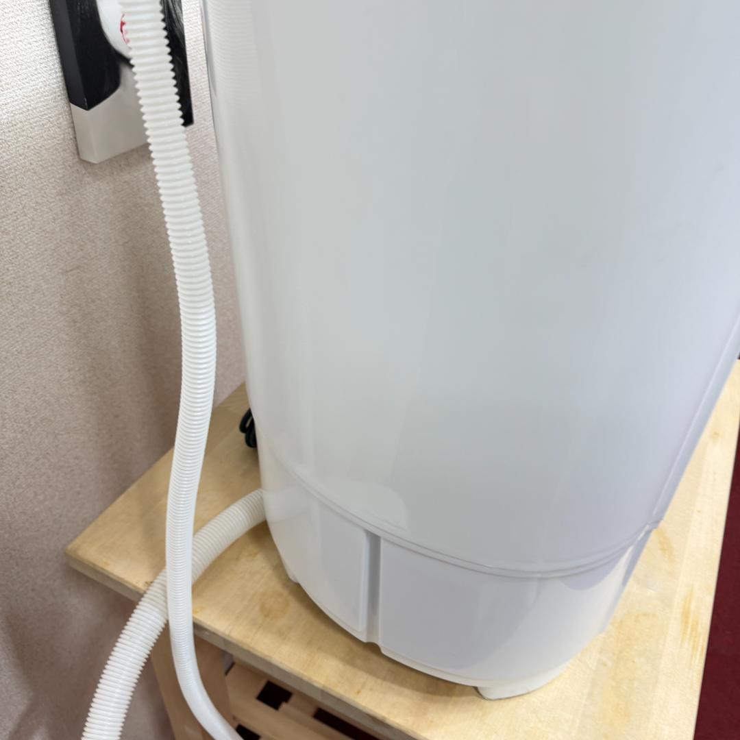 2025年製 ポータブル二槽式洗濯機　ホワイト