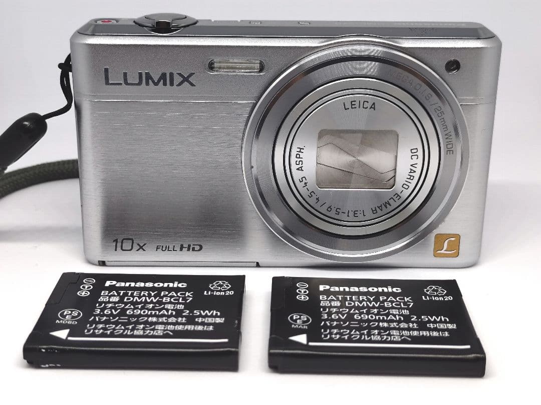 【美品】LUMIX DMC-SZ9 オールドコンデジ バッテリー2本付