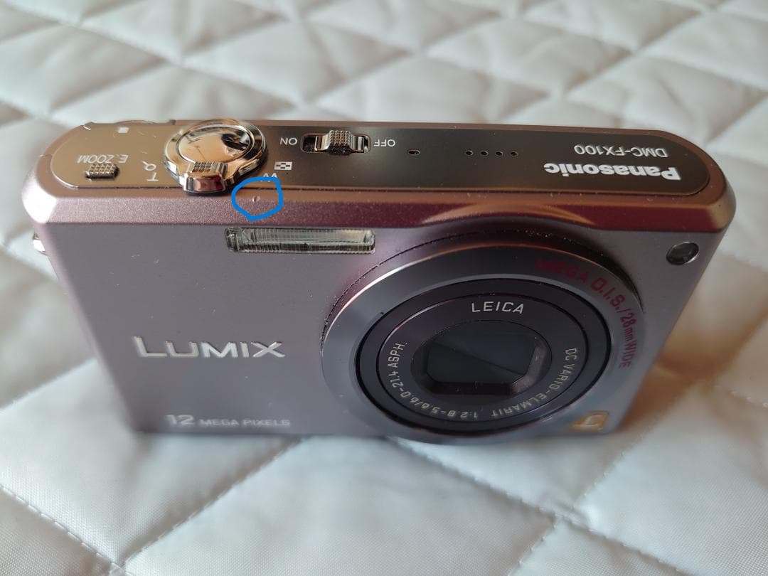 【美品】Panasonic DMC-FX100 シルバー デジタルカメラ