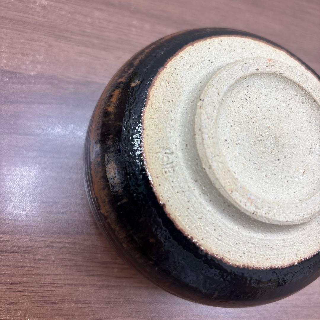 六代 木村万岳 茶碗 共箱・共布・栞付 美品 茶道具