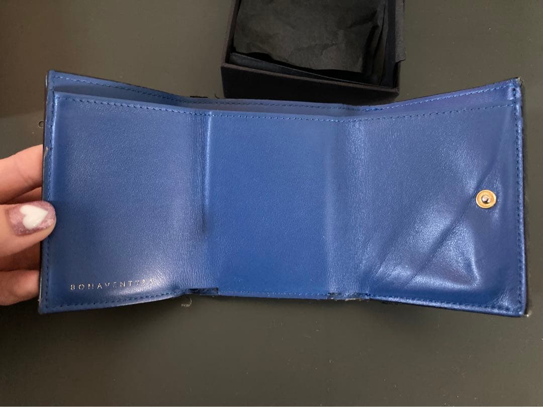 美品　Bonaventura 二つ折り財布　バイカラー