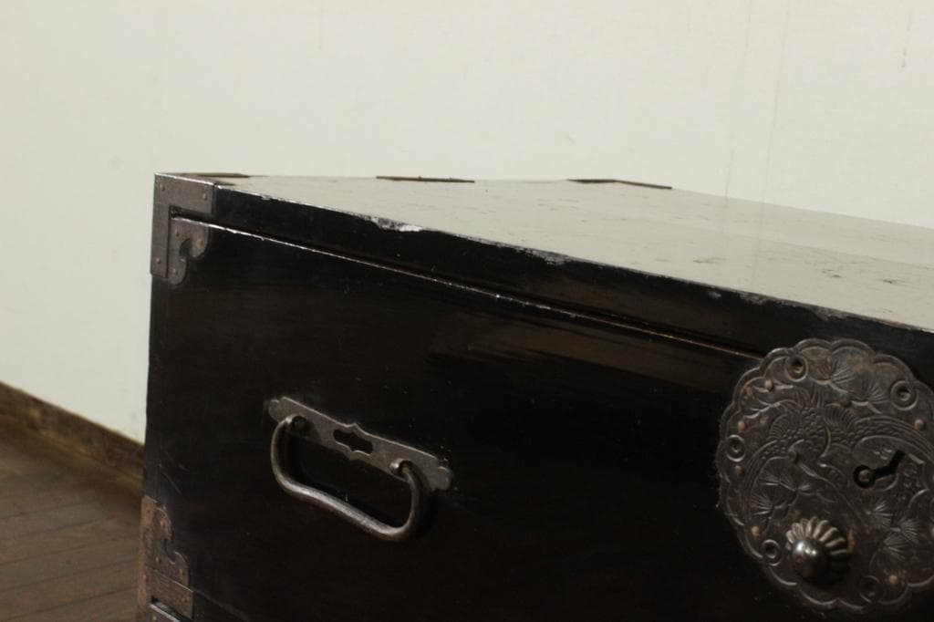 庄内箪笥 丸金具 引出2杯 時代箪笥 ローボード テレビ台