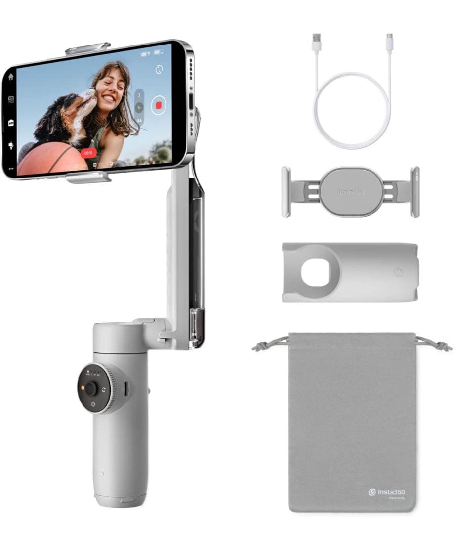 新品 未開封 廃盤 Insta360 Flow AI スマートフォン ジンバル