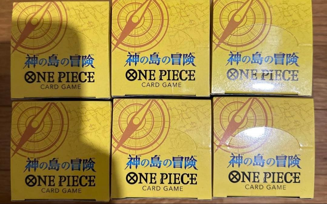 OP-15 神の島の冒険 6BOX 未開封 テープ付き