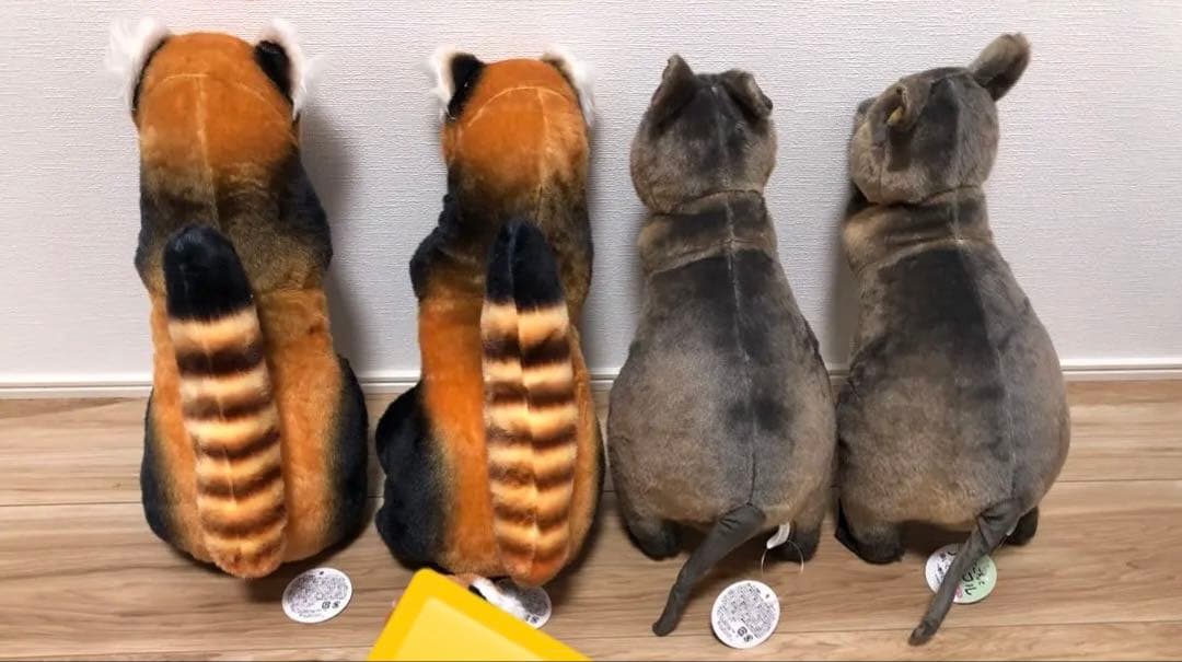 新品・タグ付き！　レッサーパンダ & クォッカワラビー　4点セット