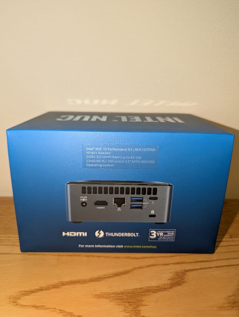 Intel NUC NUC10i7FNH Core i7 ミニPC